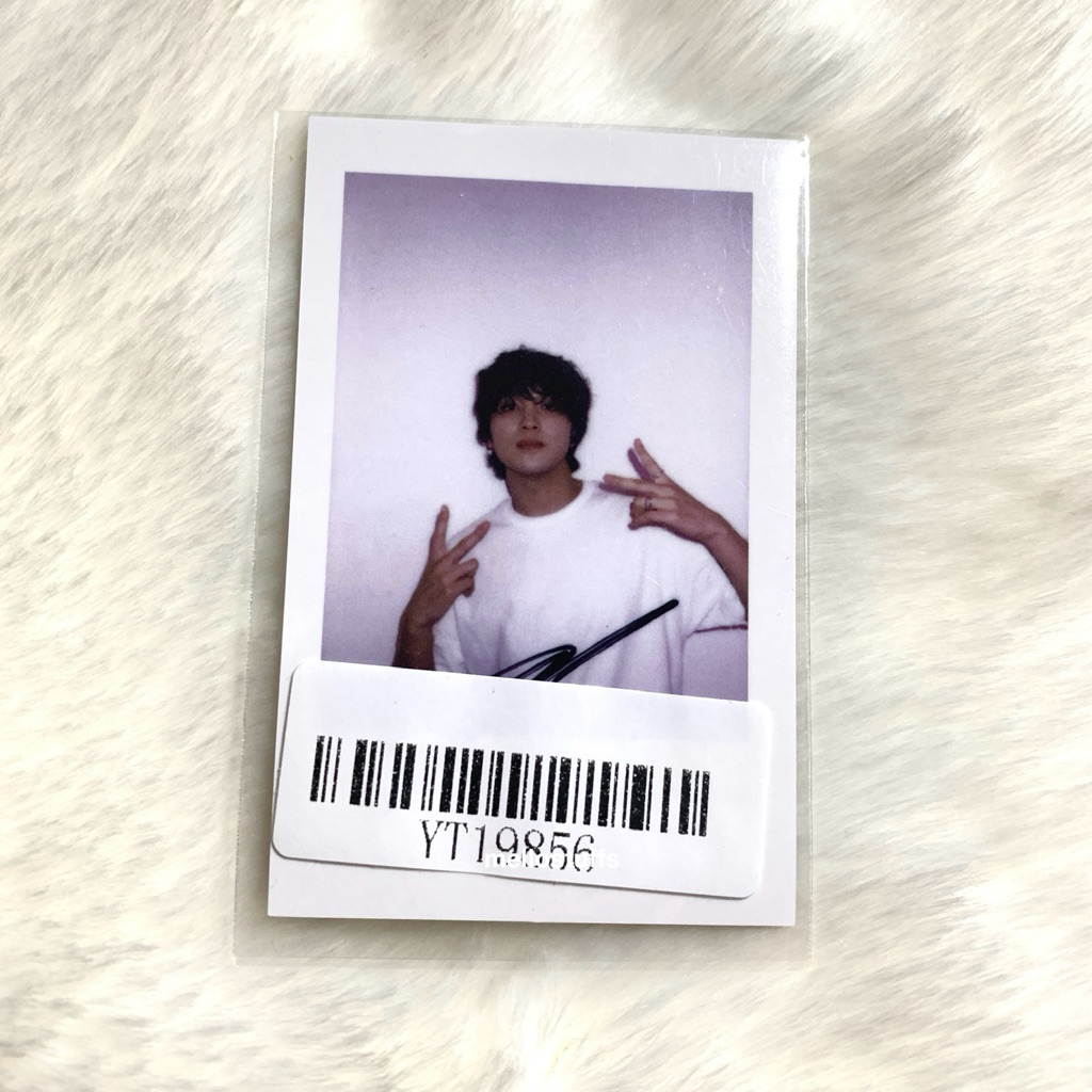Polaroid Haechan Kmstation Beat It Up 2.0 Official freebies keychain