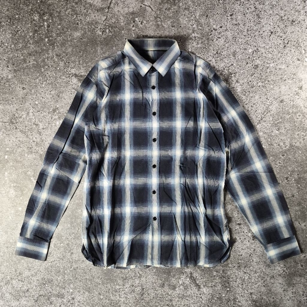 Saint Laurent AW14 Flannel Longsleeve Shirt Kemeja Authentic 100%