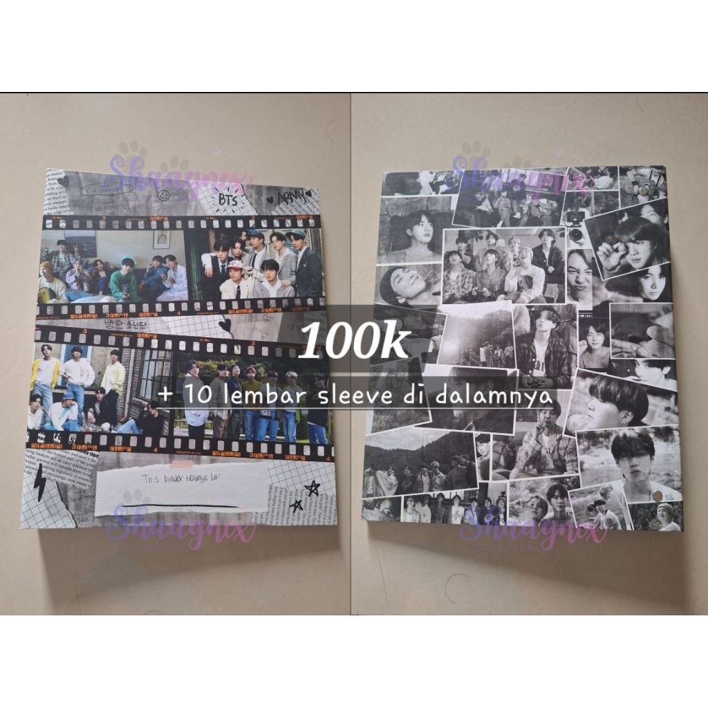 Binder Photocard A4 (BTS Life Goes On ver.)