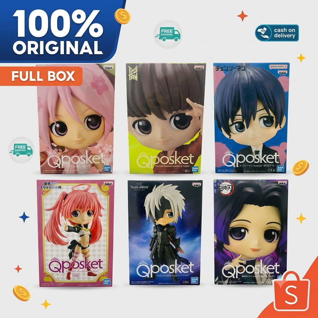 Q posket/ Kimetsuno yaiba/Sailor moon/ Chainsaw man/Jr,tiger bunny/ Evagelion/ Oshi no ko/Mangga/ An
