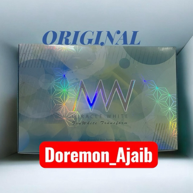 MW/Miracle// Truwhite/BOX HIJAU white ORIGINAL SHOOPE