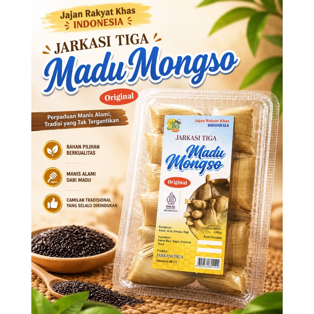 Madu Mongso Ketan Tradisional Camilan Madu Hitam Khas Madiun Ponorogo Blitar Olah Dodol Madumongso M