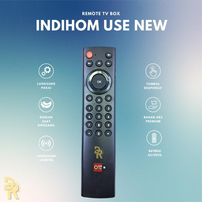 Remot Remote Android TV BOX pengganti Indihome USEETV /TELKOM SPEEDY/ ZTE/ STB/MNC PLAYSet Top Box