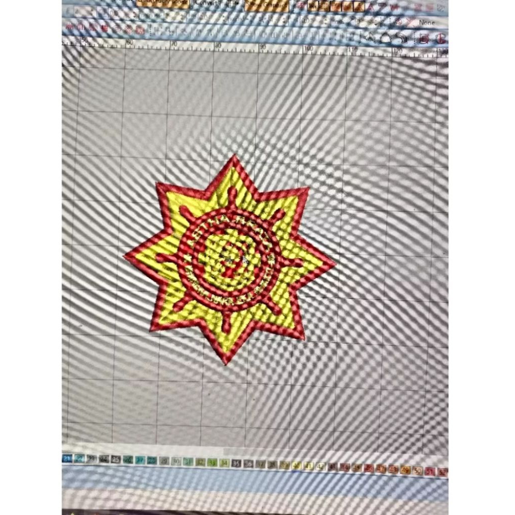 Pin IPDN Bordir timbul EXCLUSIVE BEST QUALITY