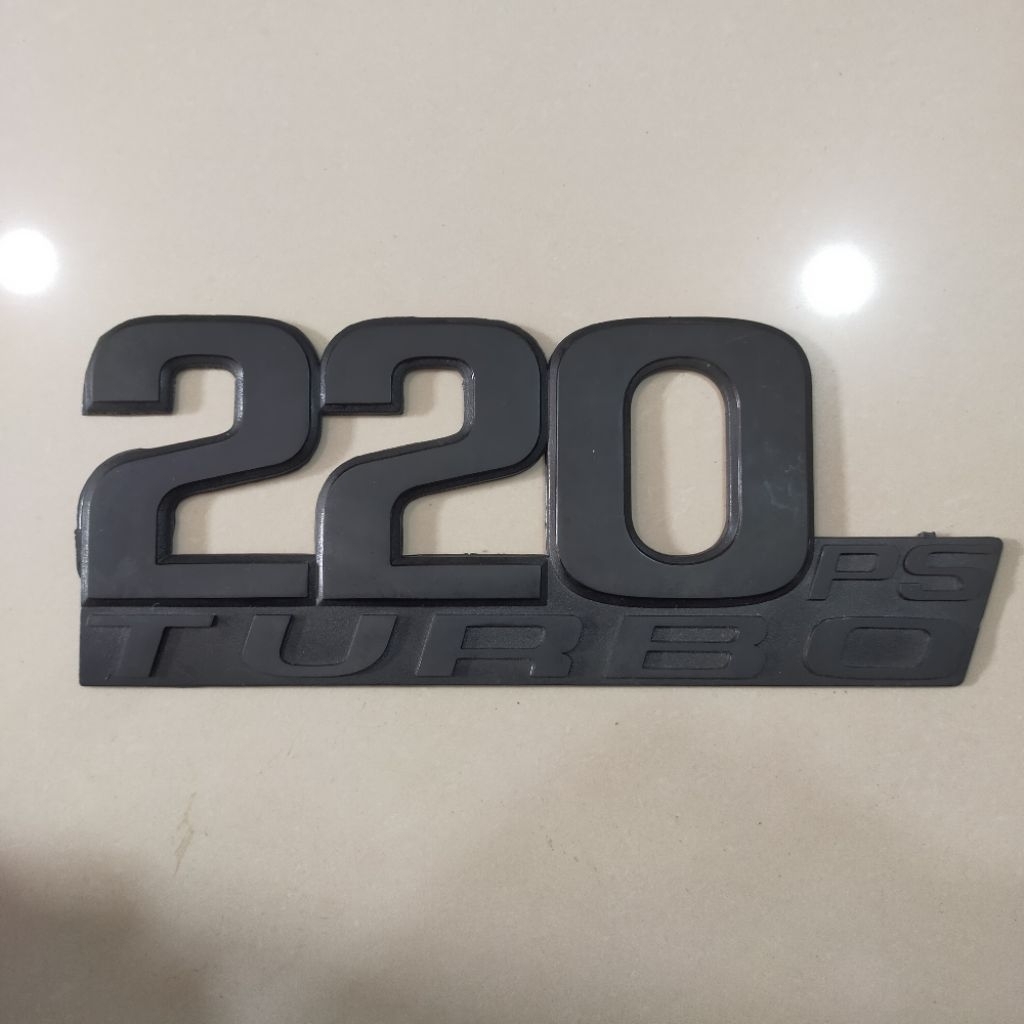 EMBLEM LOGO 220PS TURBO MITSUBISHI FUSO ORIGINAL