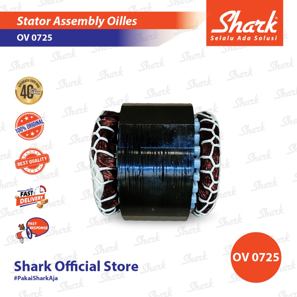 Stator OV 0725 Kompresor Oilless 3/4Hp Shark