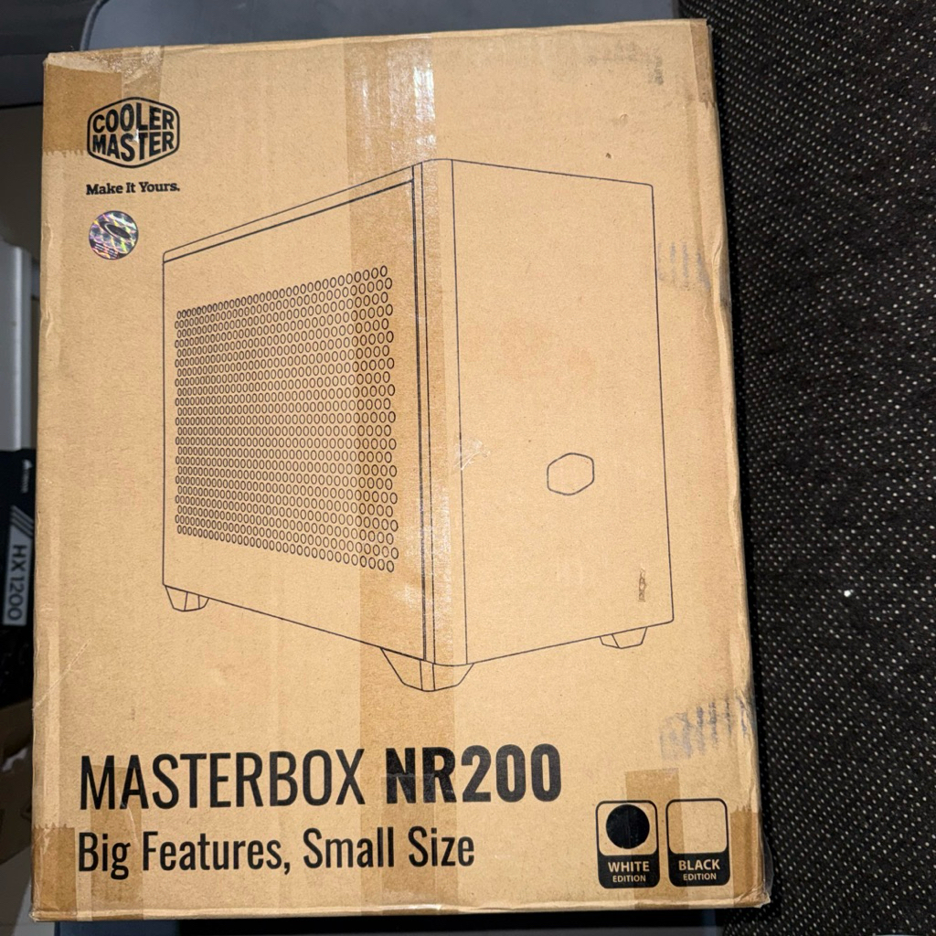 COOLER MASTER MASTERBOX NR200 MINI ITX - Casing COOLER MASTER MASTERBOX NR200 ITX - Case COOLER MAST