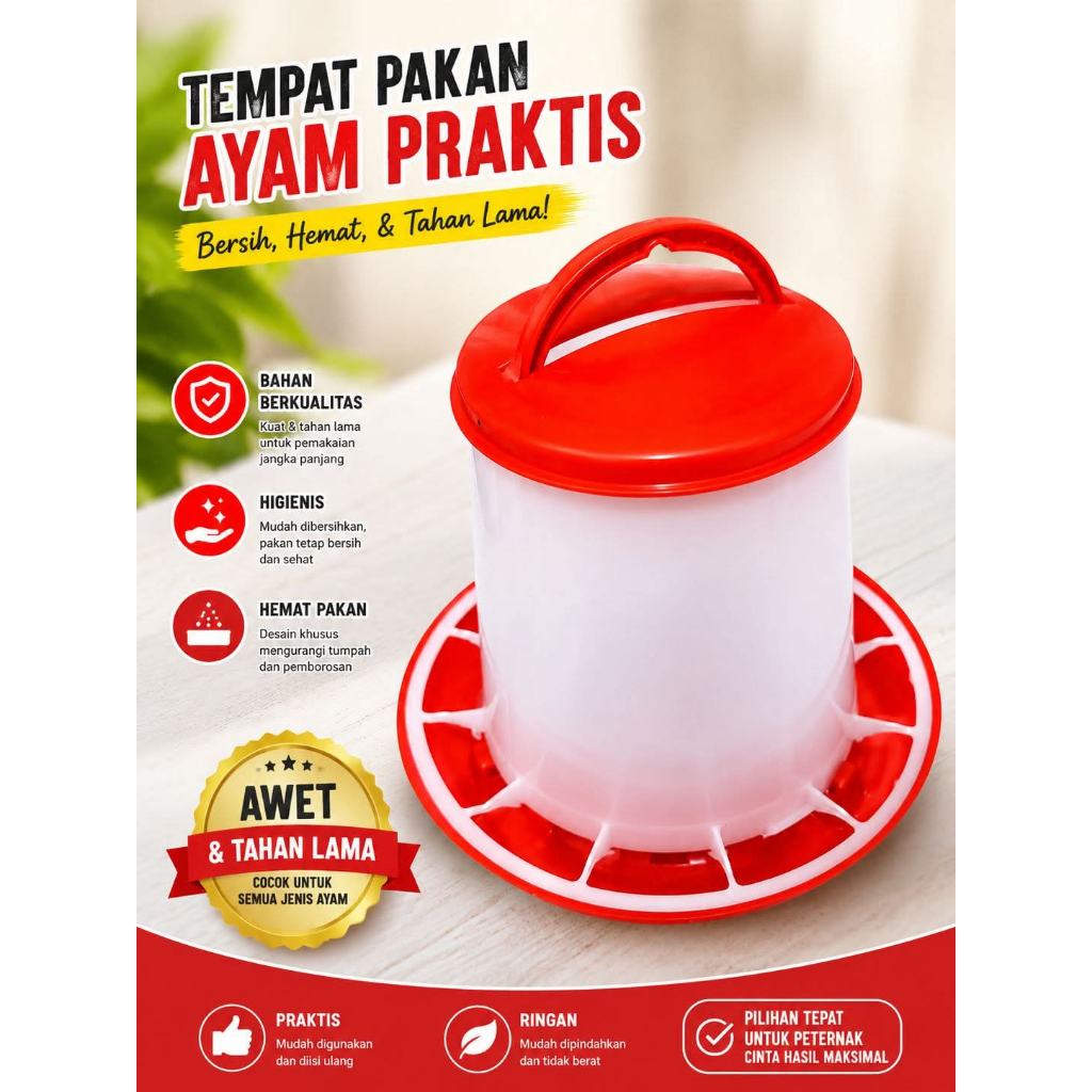 tempat pakan ayam feeder pakan ayam