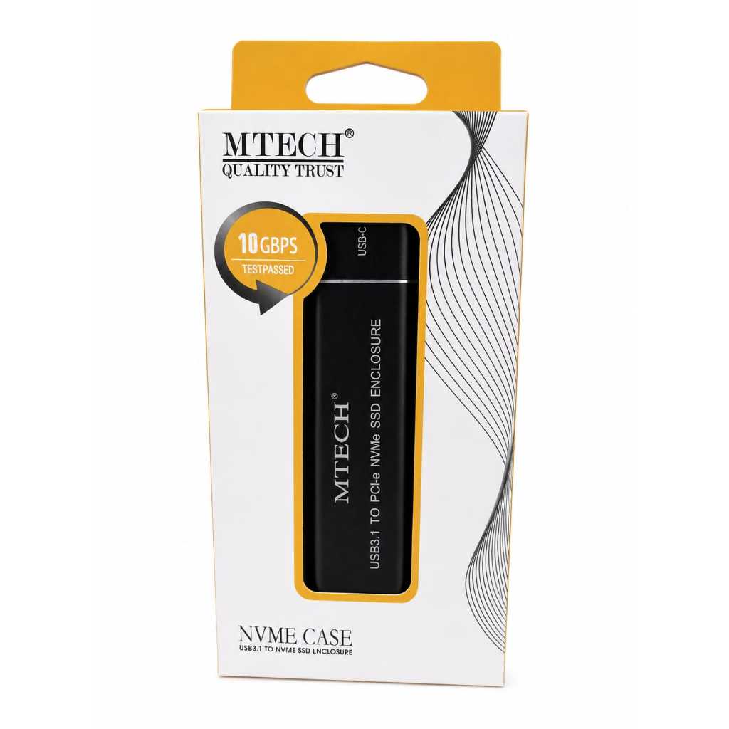 CASING ENCLOSURE M-TECH SSD PCIe NVME USB 3.0 CASING EXTERNAL SSD NVME