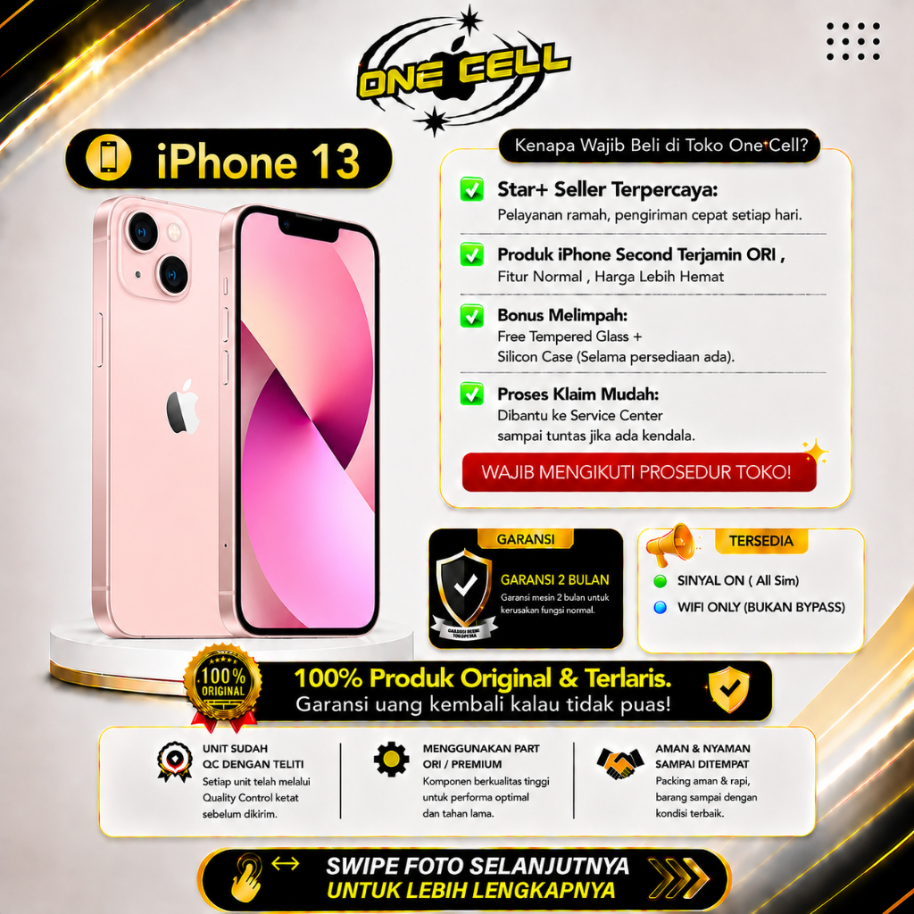 TOP SELLER IP 13 128GB/256GB SECOND KONDISI BAGUS BUKAN SIMLOCK BUKAN SIMSTICK / PART MASIH ORI BELU