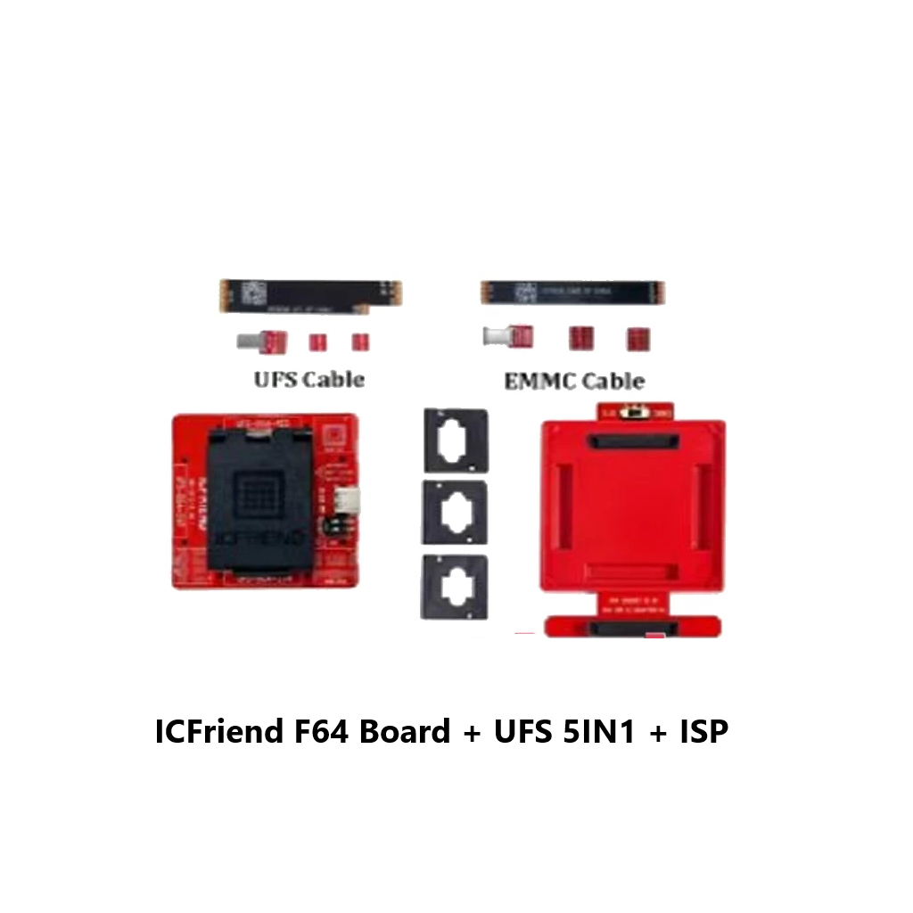 Socket F64 LITE / IC Friend NB UFS 5IN1 254 - 153 - 297 + Adapter + ISP Cable