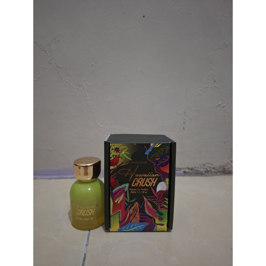 BOTOL KOSONG MYKONOS HAWAIIAN CRUSH 50 ML 100% ORIGINAL