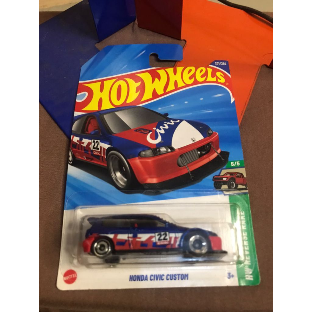 Hotwheels Honda Civic Custom EG