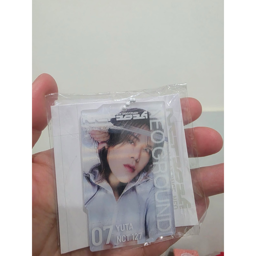 Lenticular keyring neoground 2026 nct 127 Yuta, sealed unopened