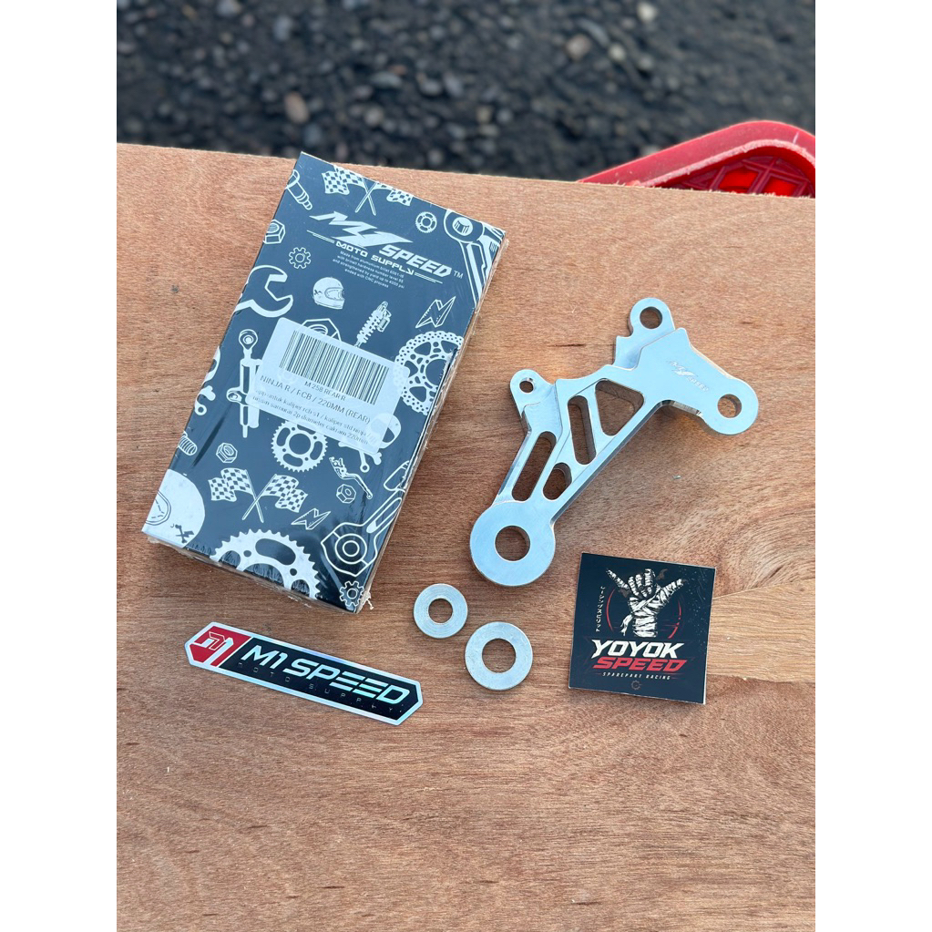 BREKET KALIPER RCB NISSIN SAMURAI 2P NINJA R SS BELAKANG DISC 220MM M1SPEED BREKET BELAKANG NINJA R 