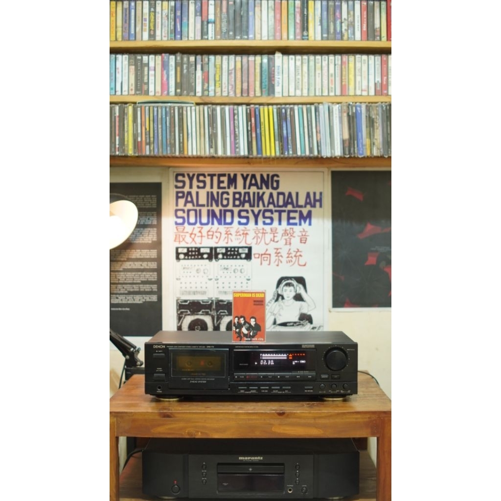 TAPE DECK DENON DRM 710 3 HEAD(STEREO CASSETTE DECK)