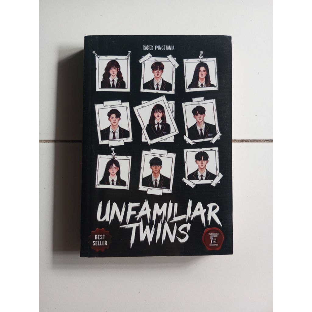 Novel Preloved Unfamiliar Twins (Baca Desk)