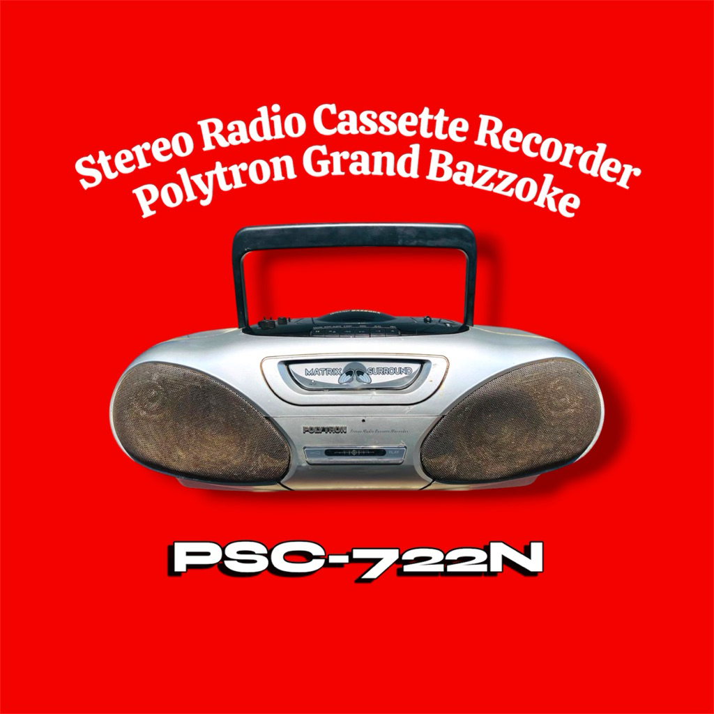 Radio Tape Polytron Grand Bazzoke PSC-722N