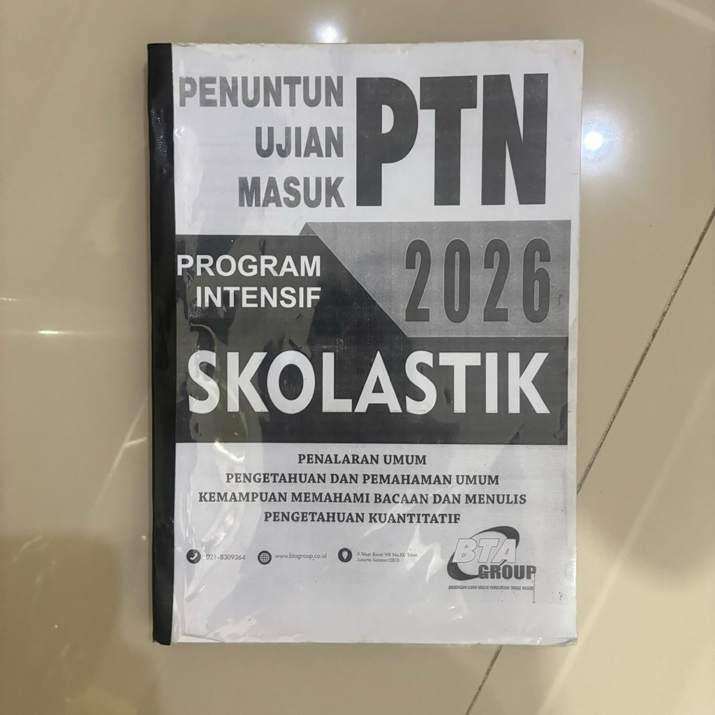 buku intensif ptn snbt BTA GROUP 2026 skolastik