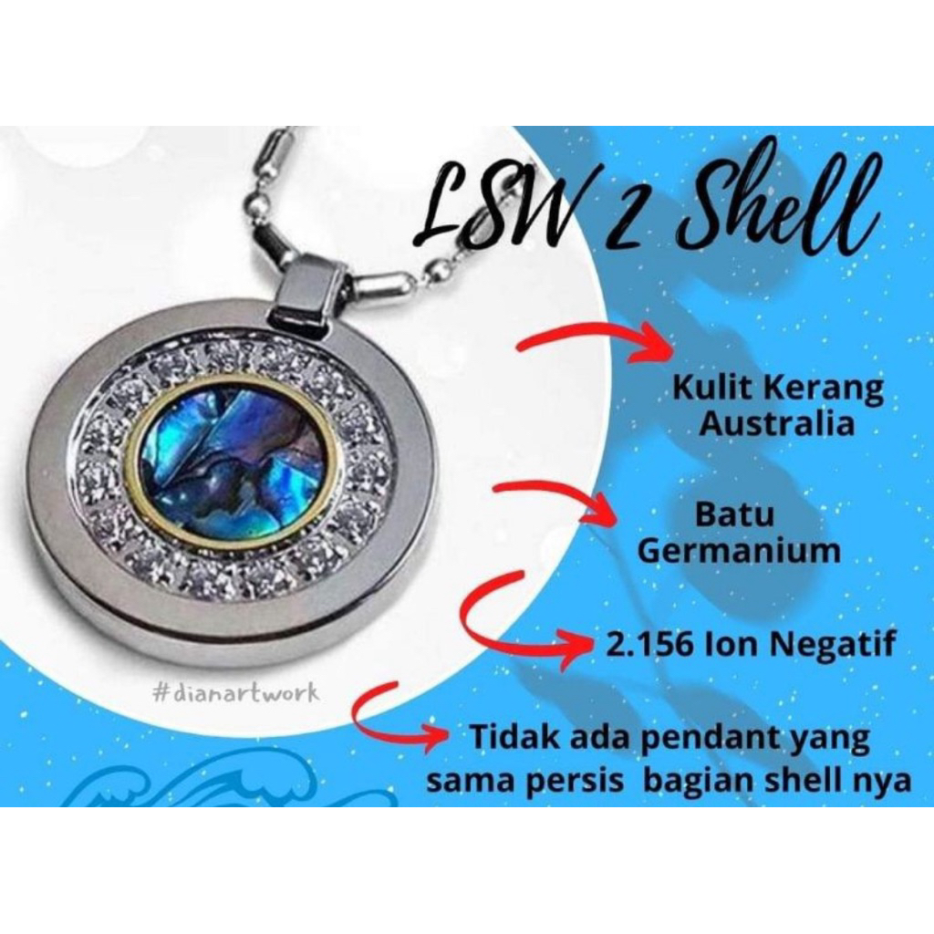 Kalung LSW 2 Shell Necklace