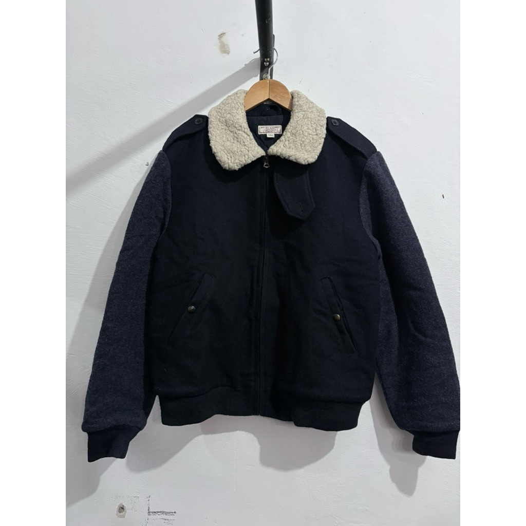 Wallace & Barnes Wool Varsity Jacket