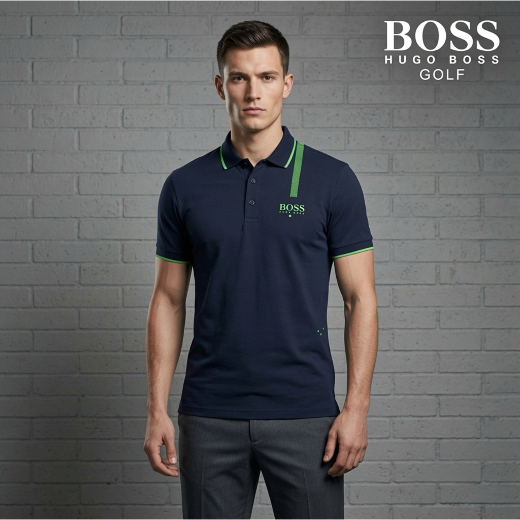 Baju Golf Pria  HUG0 BO55 GOLF 100 Original Second Preloved