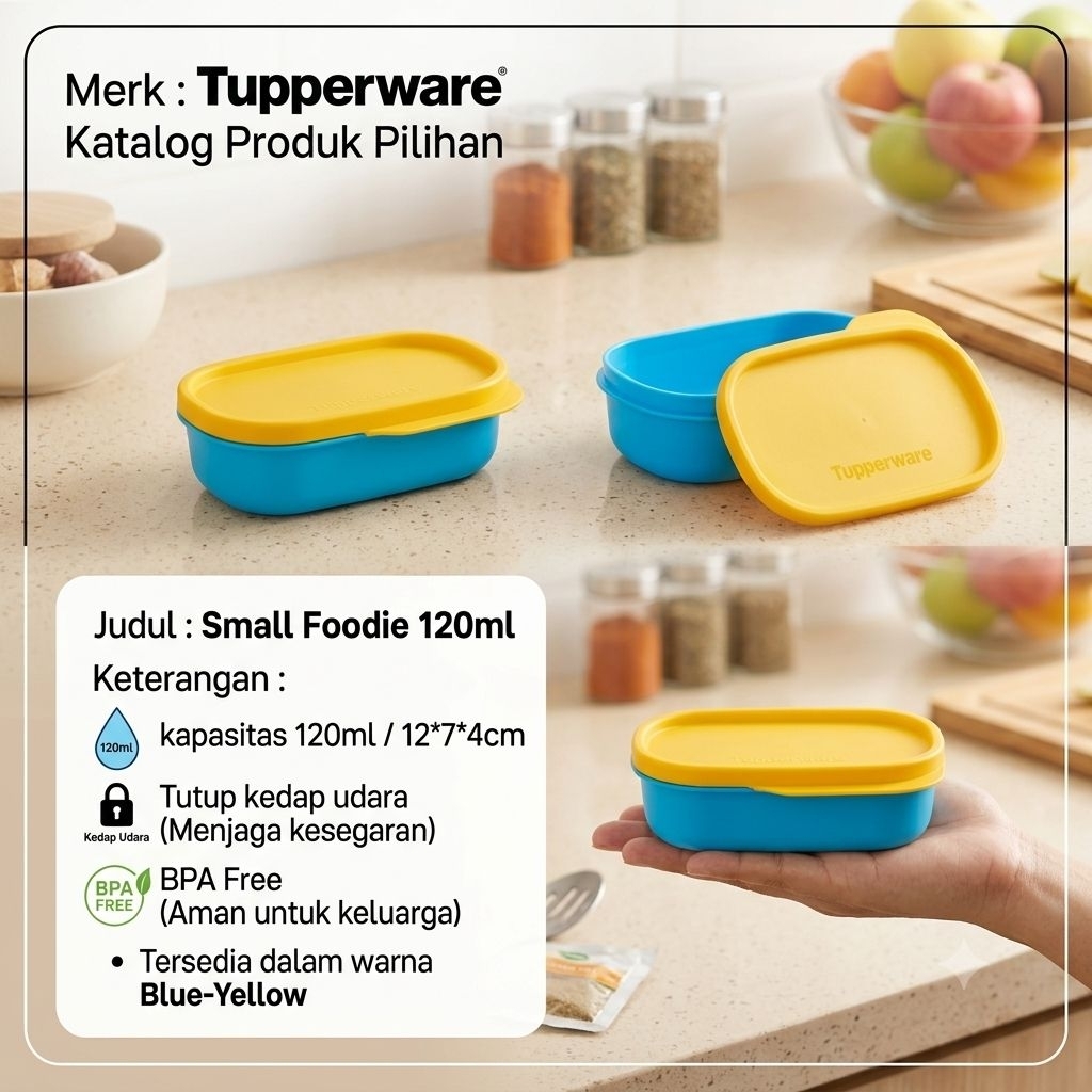 Small Foodie 120ml (1) - Tupperware - Kotak Bekal Kecil