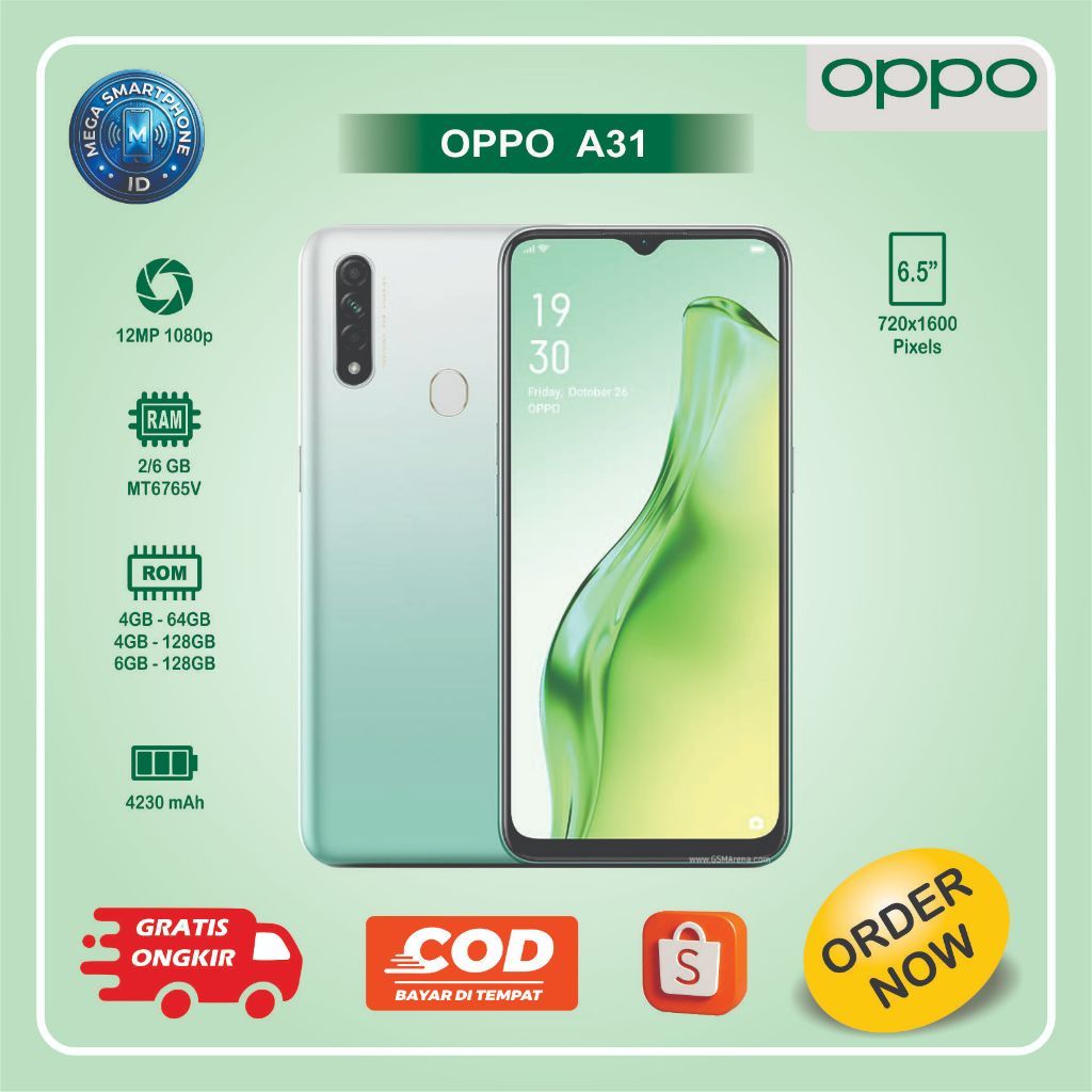 OPPO A31 | HP Second batangan