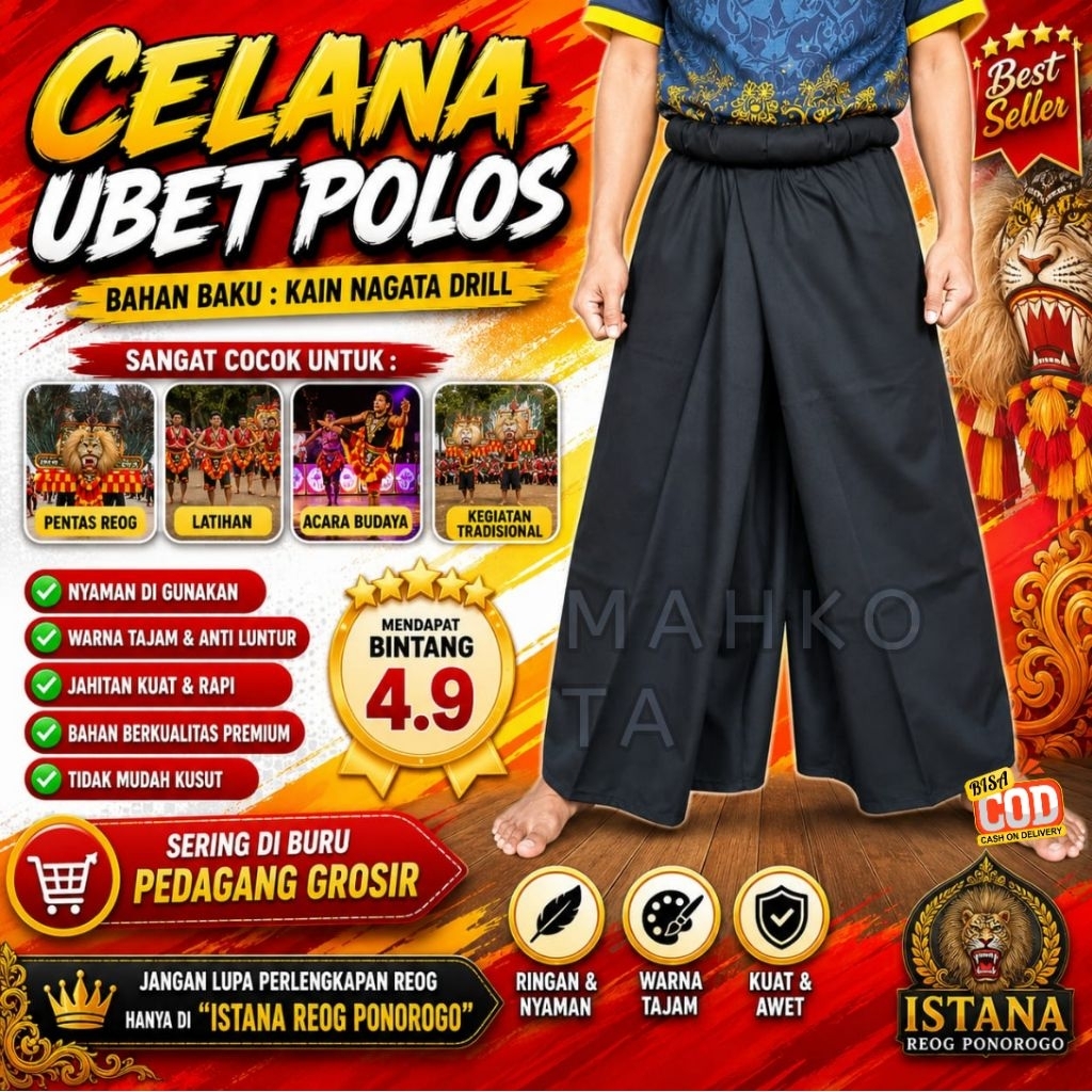 CELANA UBET NAGATA / CELANA UBET WAROK / CELANA UBET BOPO / CELANA UBET REOG