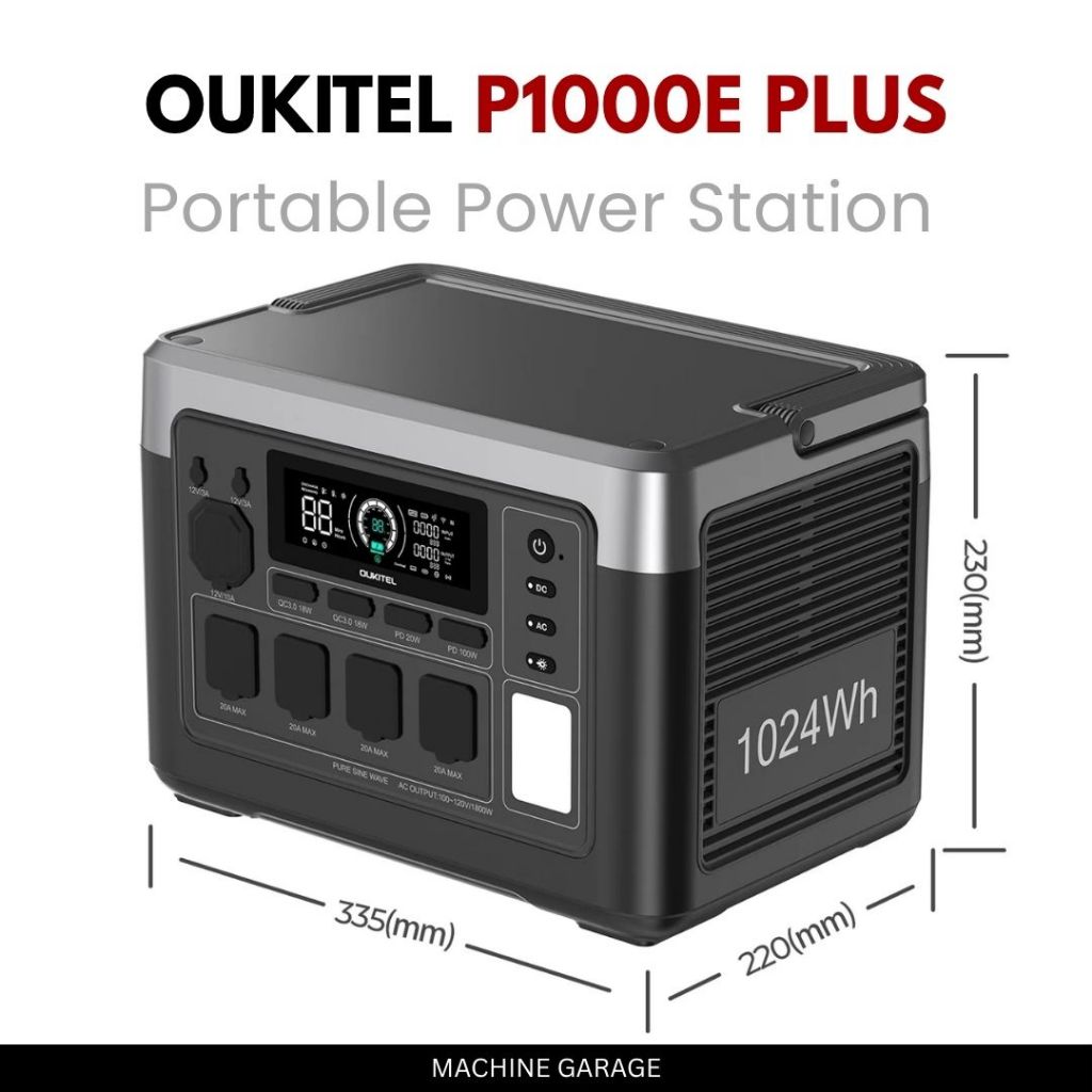 OUKITEL P1000E PLUS Portable Power Station