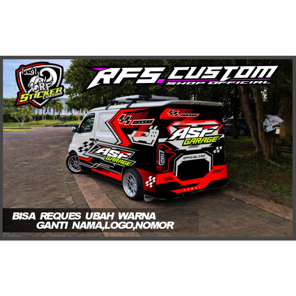 STIKER DECAL LUXIO GRAN MAX BLINDVAN apv DLL