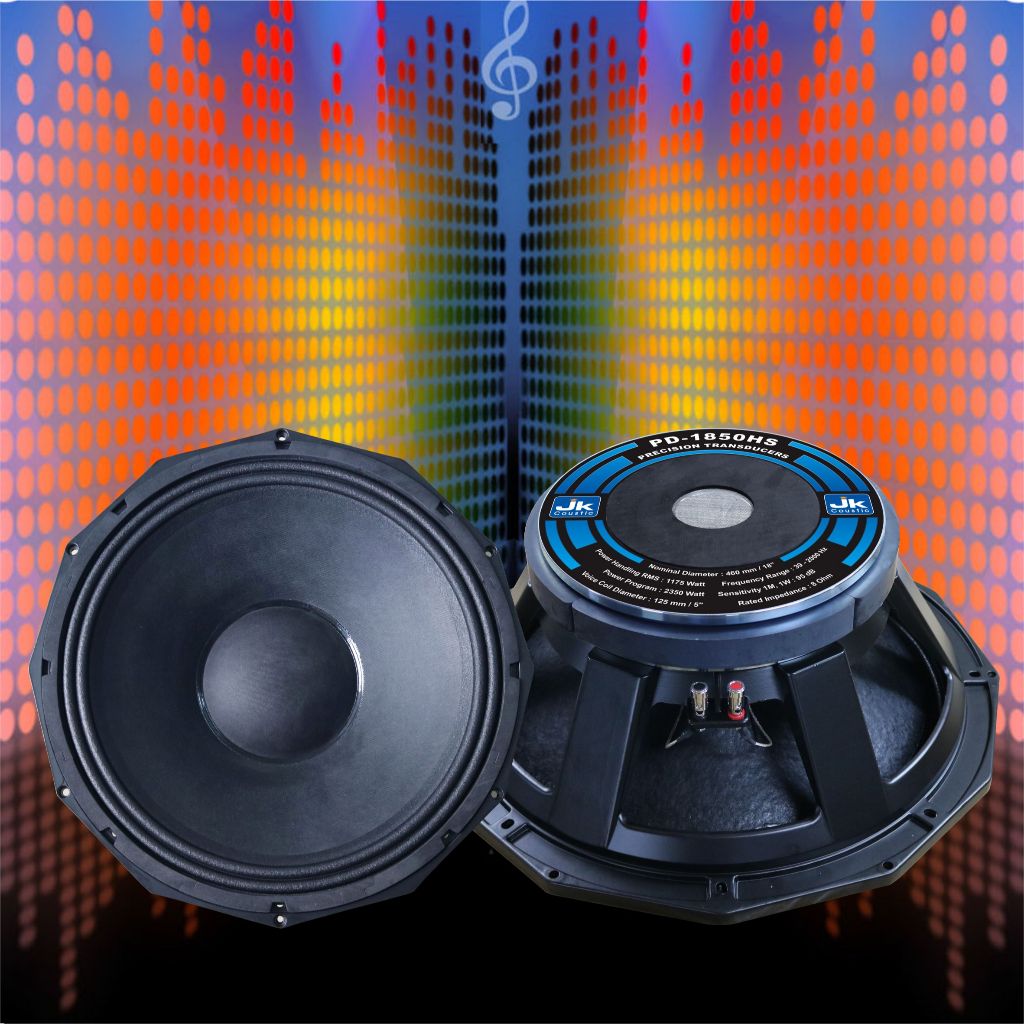 Speaker component 18 inch Jk Coustic PD 1850 HS Vc 5"