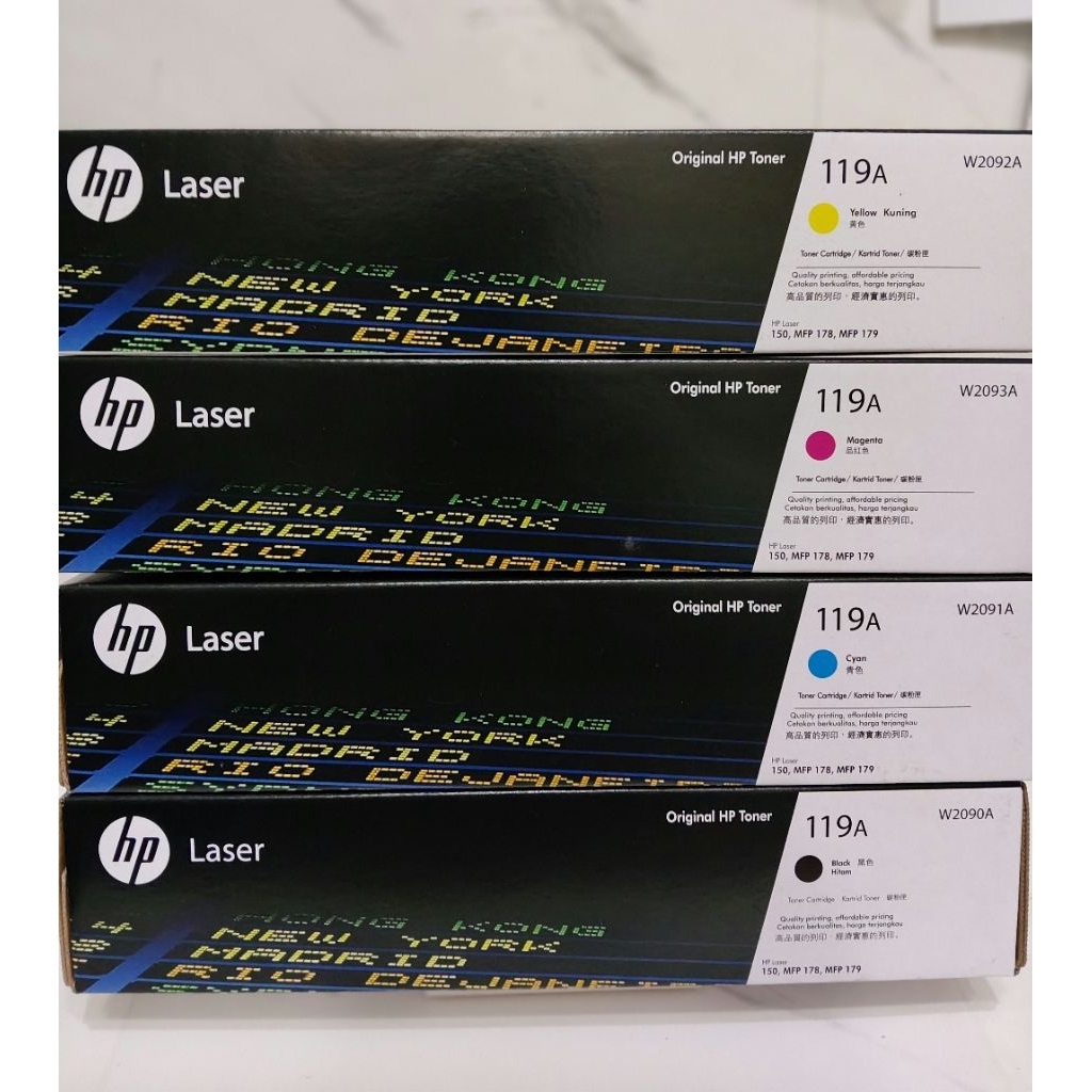 Toner color LaserJet 119a