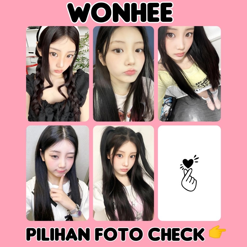 Photocard unoff WONHEE ILLIT