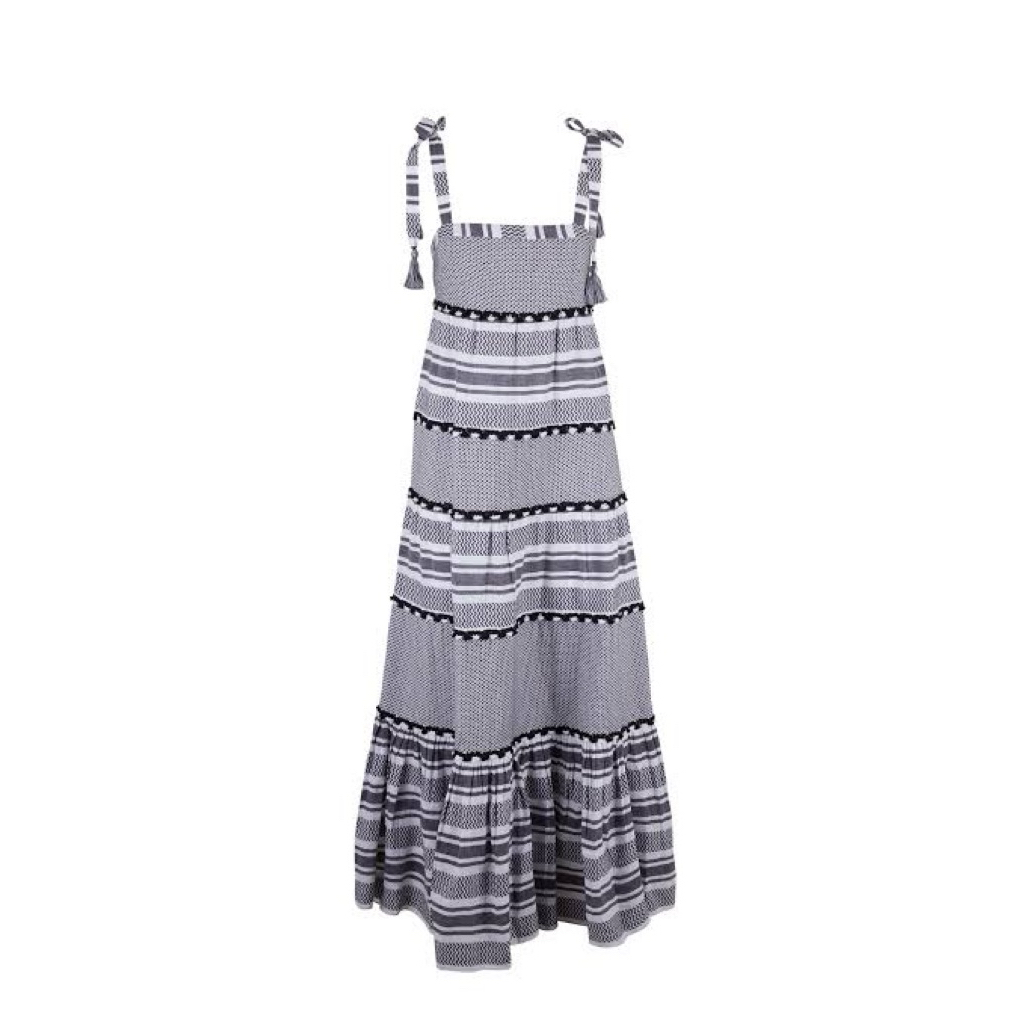 DRESS OL PANTAI BOHEMIAN STRIPE KOREANSTYLE BKK VINTAGE MIRIP ZR