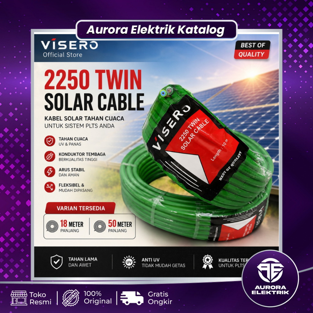 Kabel Panel Surya / Solar Panel VISERO