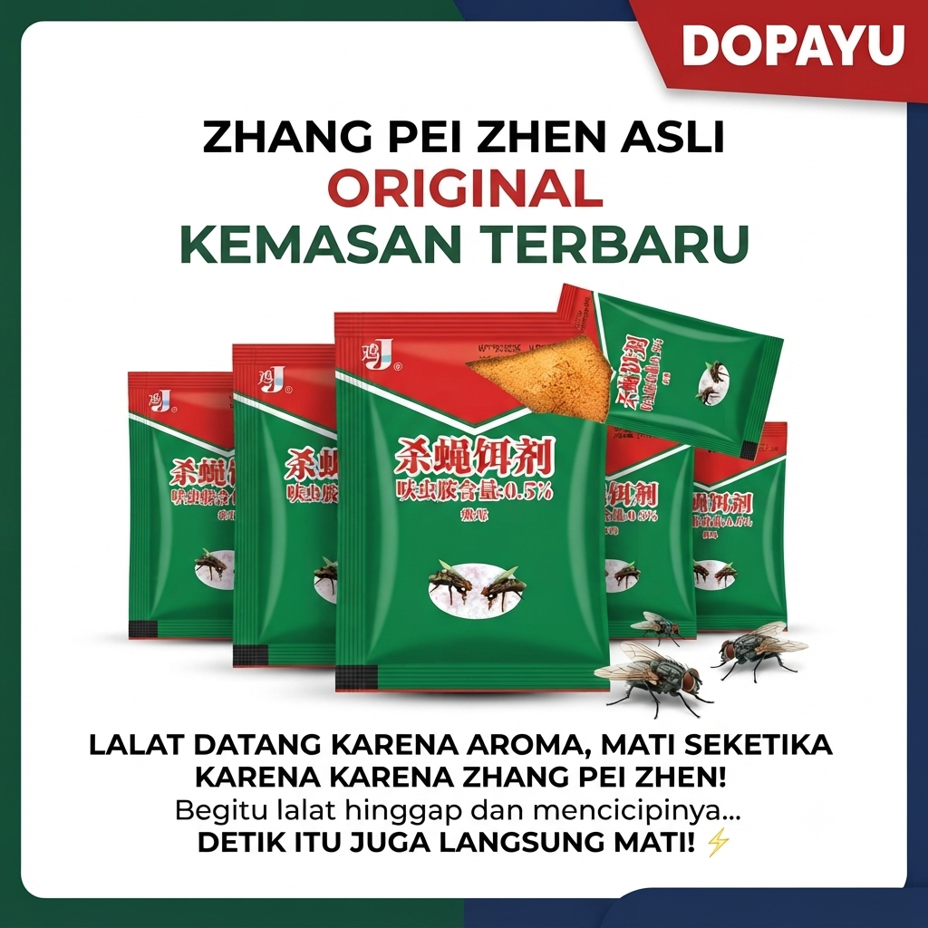 ZHANG PEI ZHEN Racun Lalat Obat Pembasmi Lalat Zhang Pei Zhen/ Racun Lalat Zhang Pei Zhen