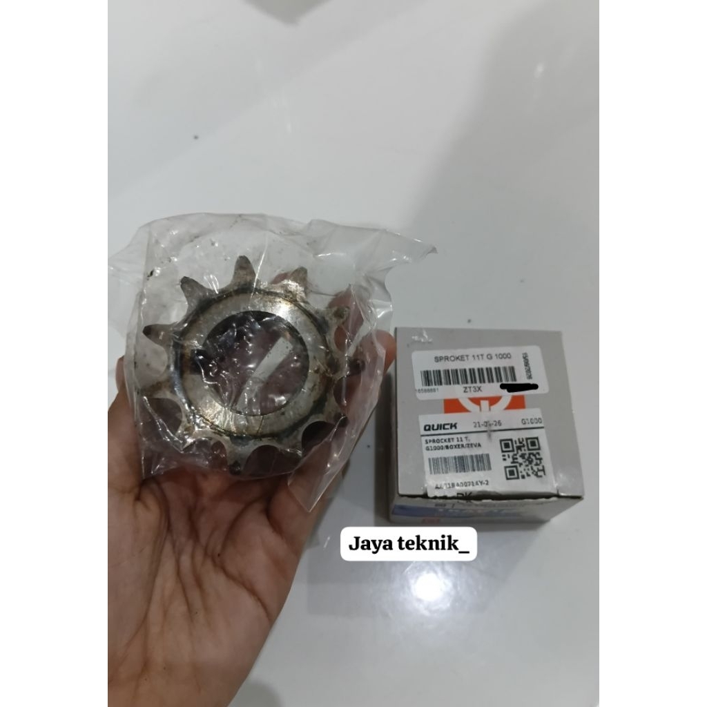 Sprocket 11T G1000 Quick / Sprocket 11T Traktor G1000 Quick / Gear 11T G1000 Quick / Asli