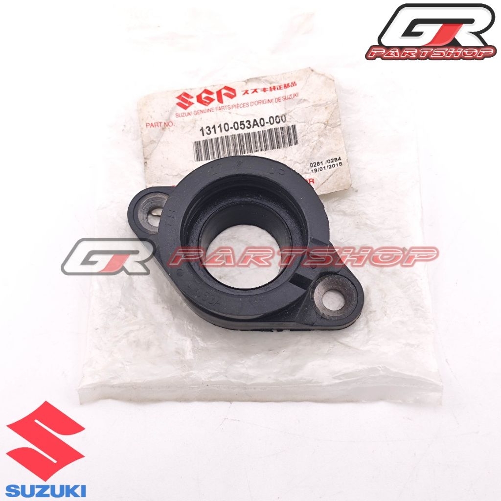 KARET INTAKE MANIFOLD THUNDER 125 ORIGINAL ASLI SUZUKI ORI SGP TANDER TUNDER INTEK MANIPUL MANIPOL M