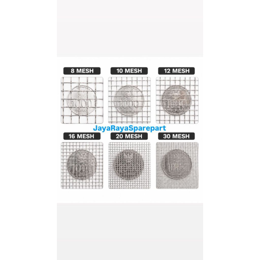 Kawat Wiremesh Mesh 500 Stainless 316 / Kawat Nyamuk Mesh 500 Meteran SS 316