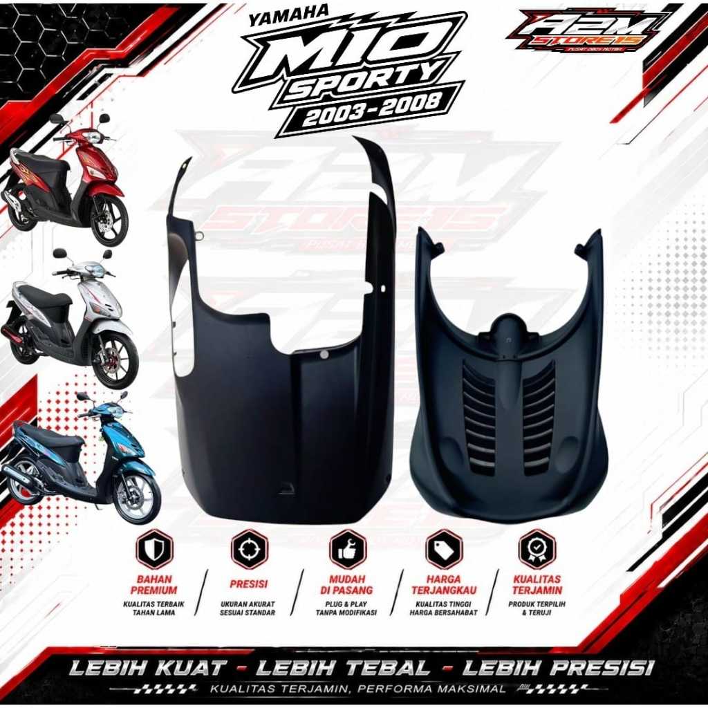 AZM - Dek Paruh Kolong Mio Sporty Mio Lama / Cover Dek Paru Plus Cover Under Kolong Mio Sporty Mio L