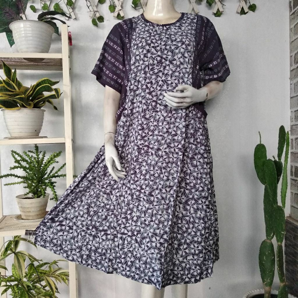 Daster Qonita Ori (Ld114,Pb110) Daster Batik Pekalongan Evelia UV