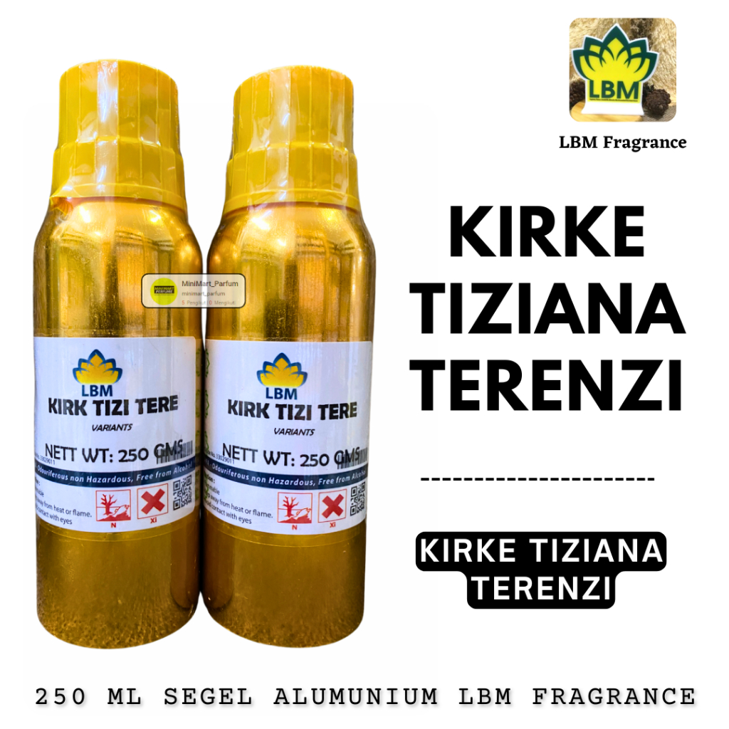 KIRKE ( Terenzi Kirke ) SEGEL 250 ML Alumunium Bibit Parfum LBM FRAGRANCE