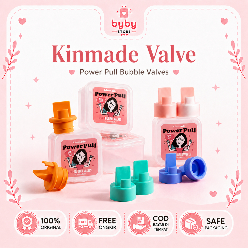 Kinmade valve pink Kinmade hijau tosca