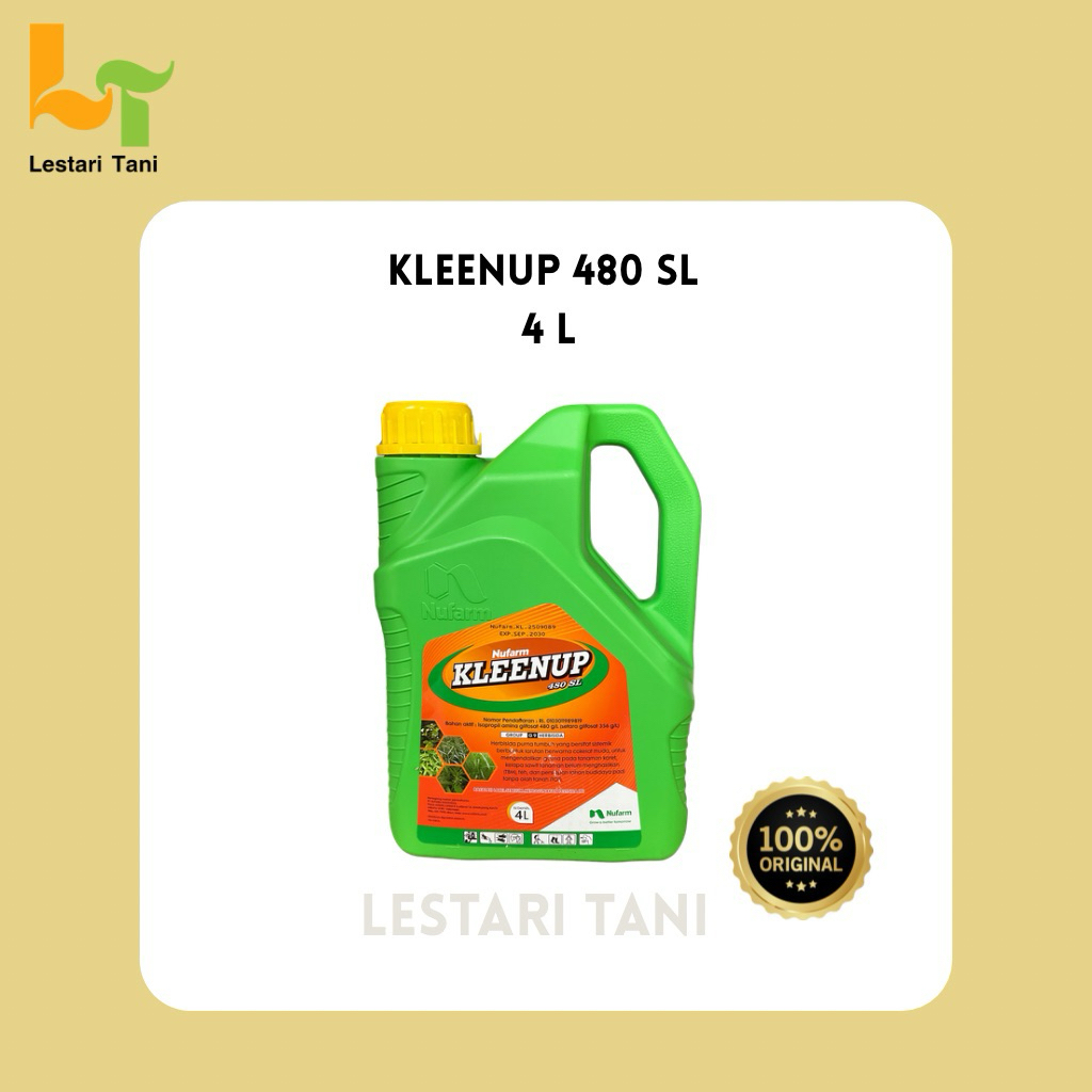 Herbisida KLEENUP 480 SL 4 L - HERBISIDA SISTEMIK NUFARM