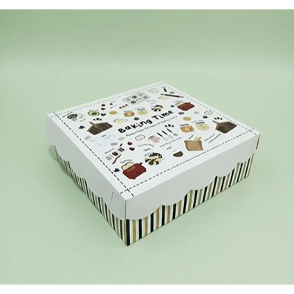 Box Kue Kotak Packaging Hampers Snack