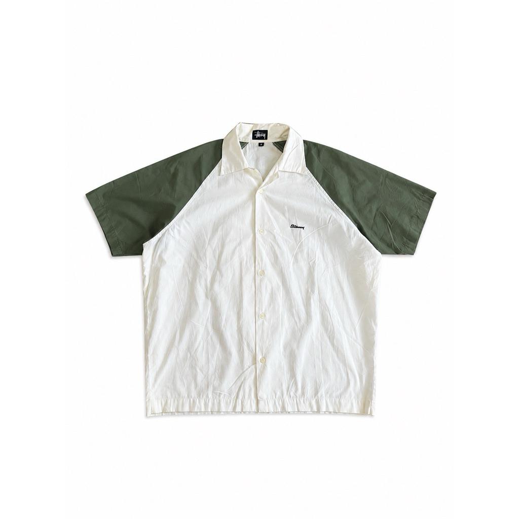 kemeja STUSSY vintage usa Bowling Shirts