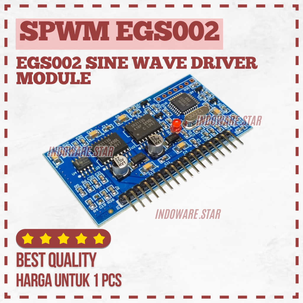 tested PSW inverter driver board SPWM EGS002 EG8010 IR2113 modul