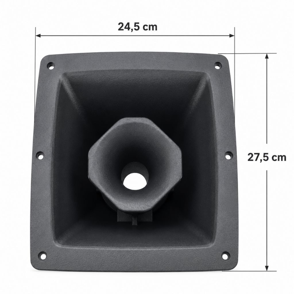 Horn Middle 8inch / Horn Middle Kriuk 8inch Bahan Alumunium Cor Diral