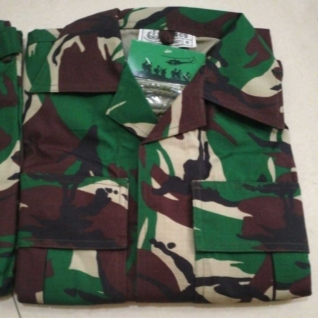 Baju PDL malvinas PT.WEBA jatah TNI AL
